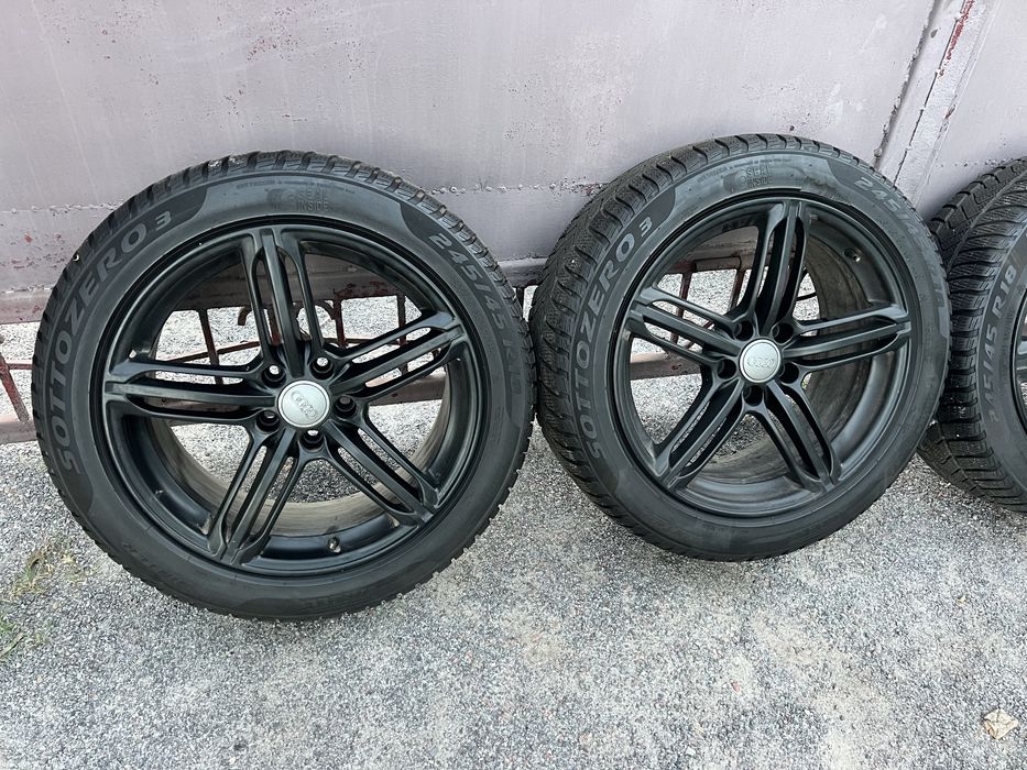 Продам колеса в зборі з оригінал. дисками ауді 245 45 18 диски шини