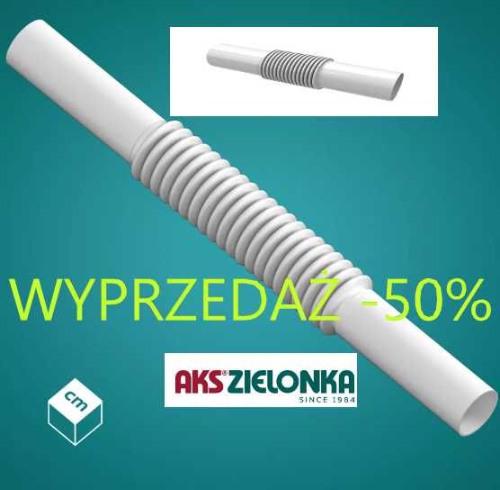 AKS ZIELONKA ZCL 13B Złączka Elastyczna Ø13 PVC-U BIAŁA 10