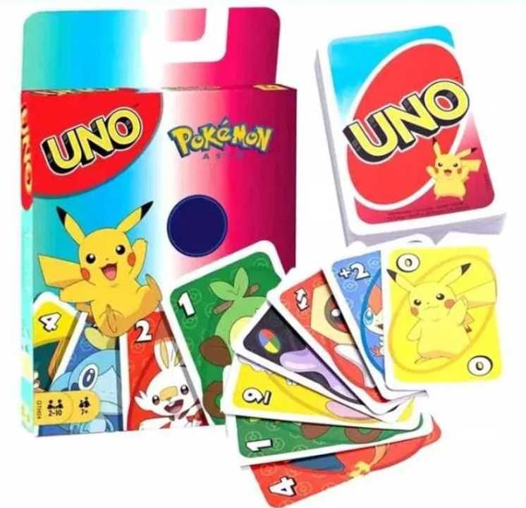 UNO Pokemon 112 Karty Gra Karciana