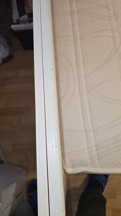 Łóżko z materacem oraz toperem Olivia