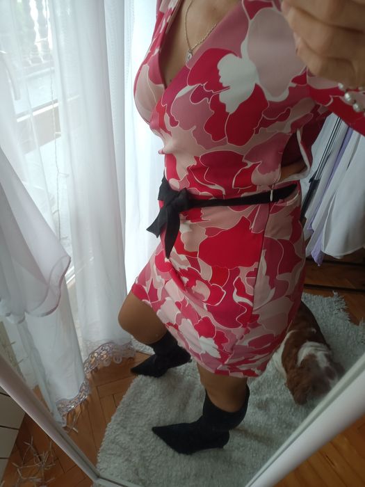 Sukienka komunia wesele święta impreza roz S firma Mohito