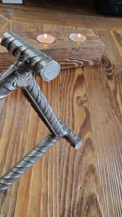 zestaw świeczników loft , stare drewno , darmowa dostawa