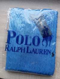 Sweter Ralph Lauren classic, intensywny niebieski kolor XL