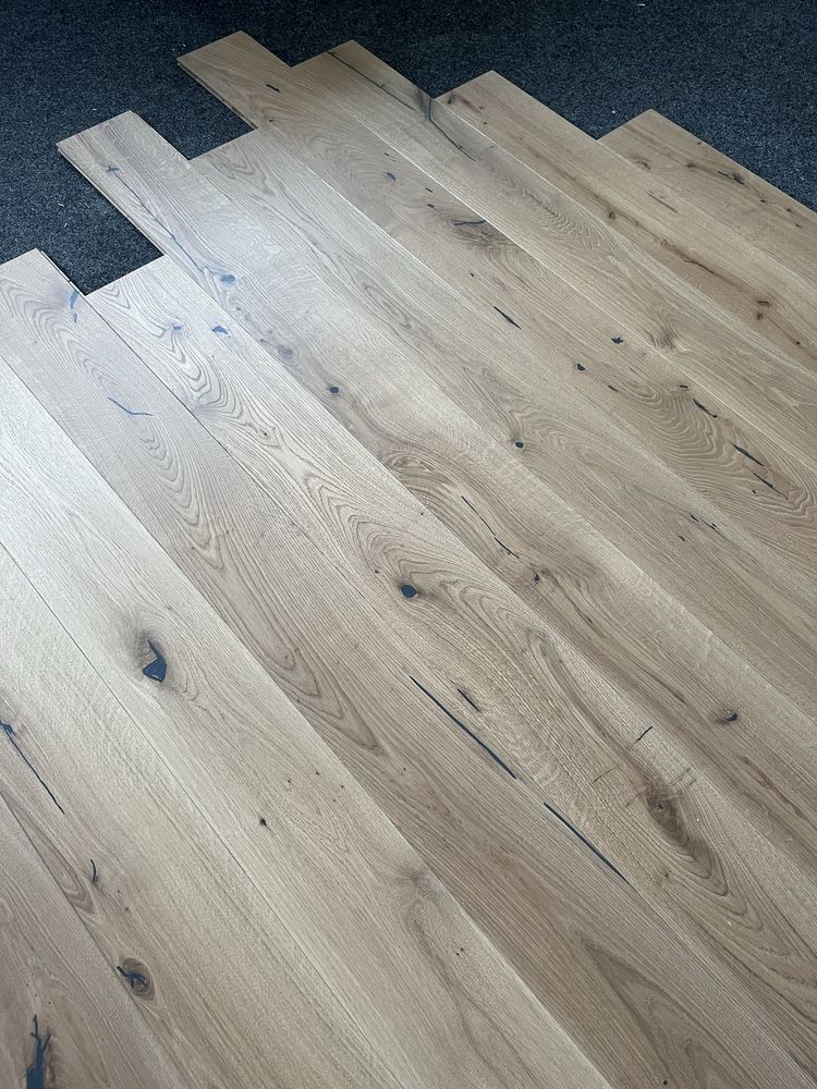 Deska Drewniana Dąb Rustic SCH, 13x140x2000mm, 4faza,olej BRESLAU