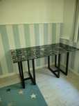 Biurko ikea szklane glasholm 150x80 2 kozły