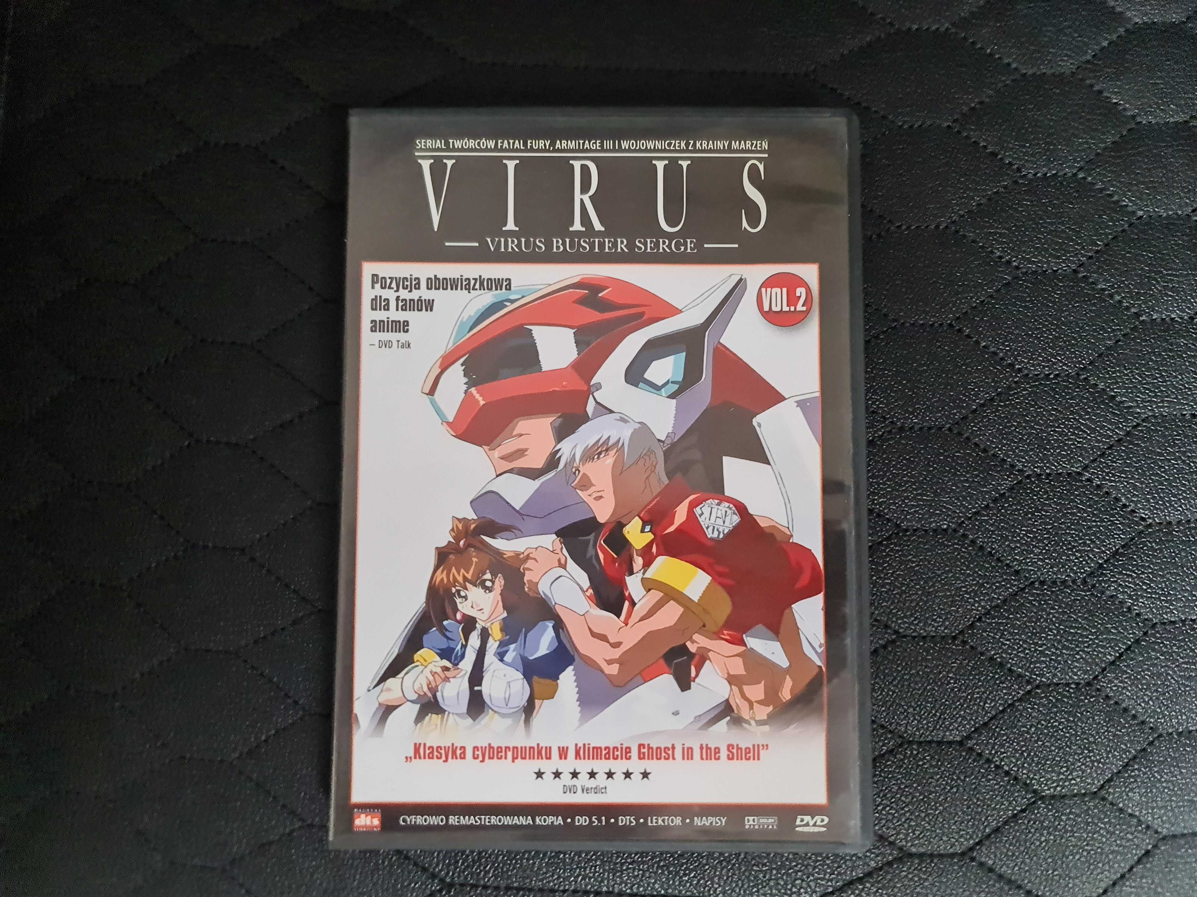DVD - Virus - 3xDVD - Część 1-3 - Anime - Unikat - PL
