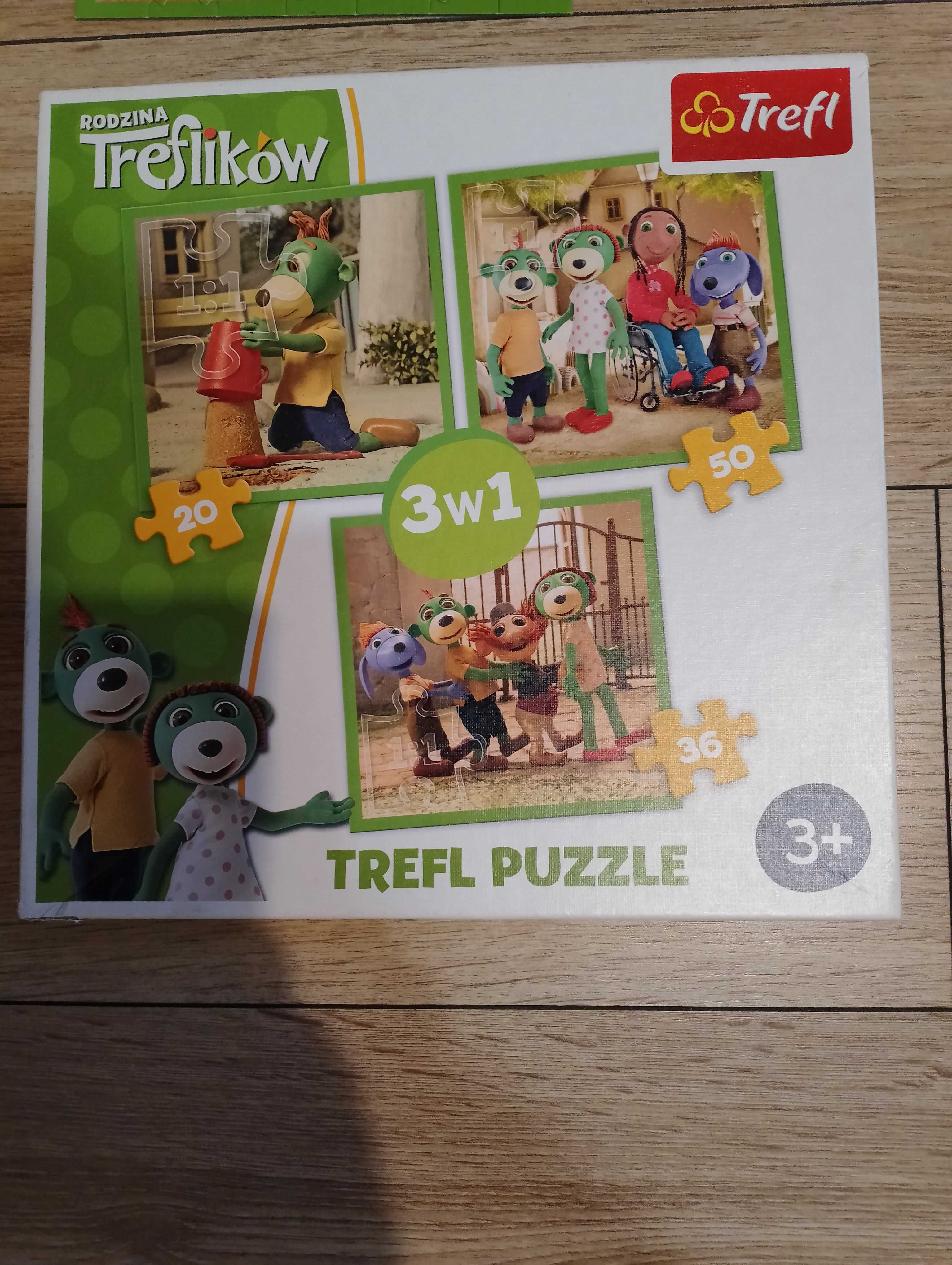 Puzzle trefliki3w1,  3+