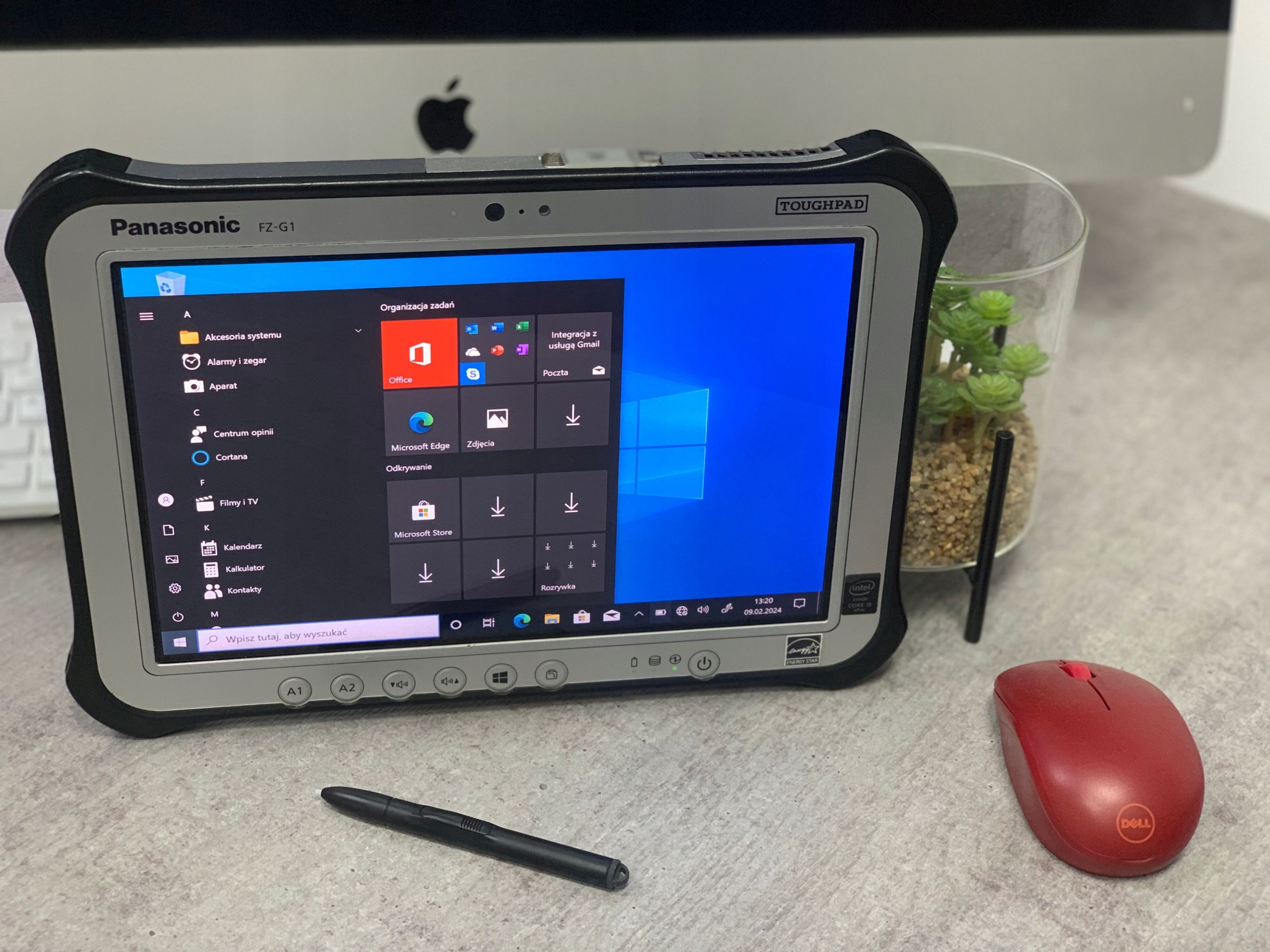 Pancerny Panasonic FZ-G1 i5 8GB 1024SSD WINDOWS 11 Tablet do Warsztatu