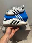 Nowe\Powietrze*airDamskieAdidasSambaSupremeWhite UnisexTrampki 37