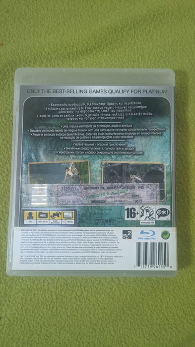 Uncharted drakess Fortune PS3  como novo