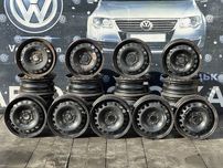 Стальные сталеві диски 5х112 Р15 Пассат Б6 Кадді Тоуран Шкода А5 Гольф