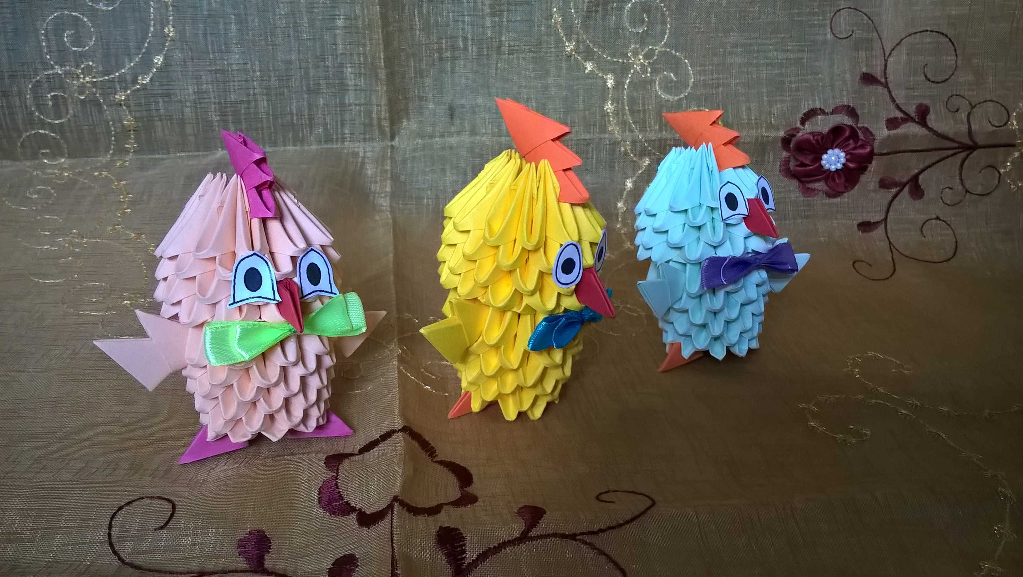 słodkie KURCZACZKI origami- ozdoba, prezent, upominek! (rękodzięło)