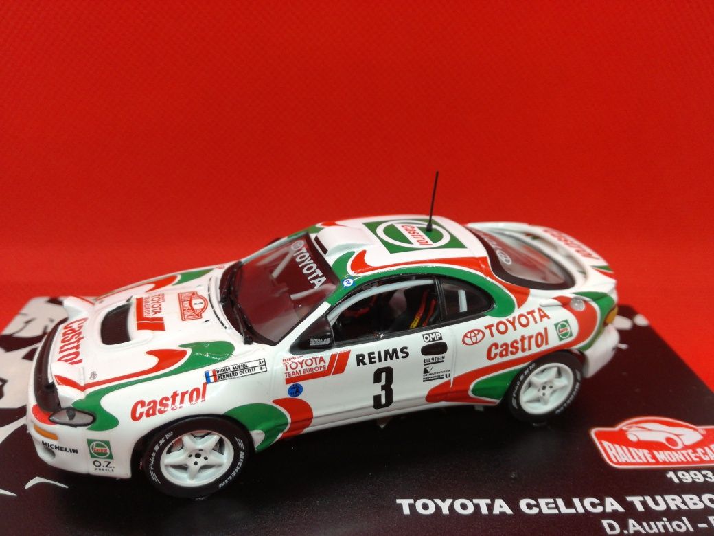 Toyota Celica  Rali Monte Carlo 1993/95 escala 1/43novos