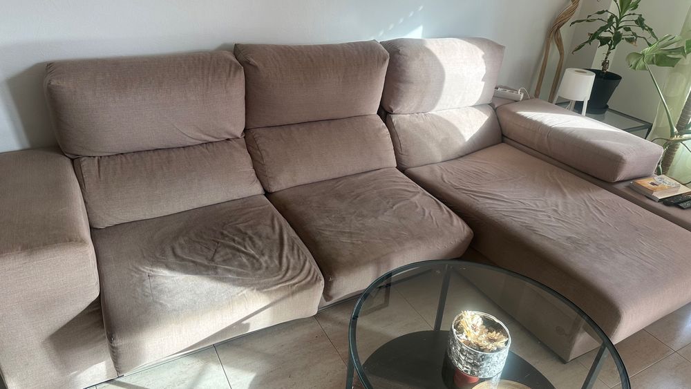 Sofá 3 lugares chaise long