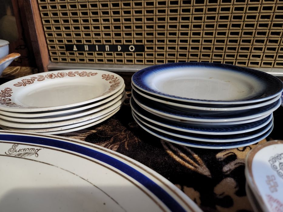 Тарелки СССР, тарілки СРСР, тарелка 1,2,3 сорт селедочница, бульонница