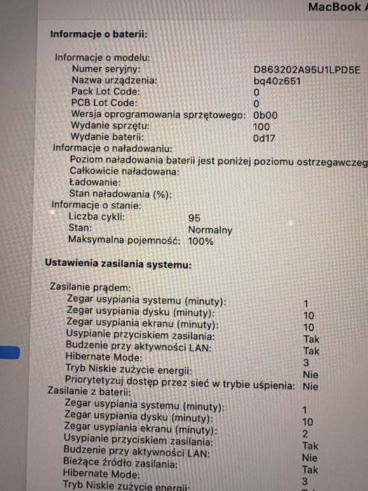MacBook Air 15 cali 1 TB SSD z 2023 roku z M2 8 GB RAM