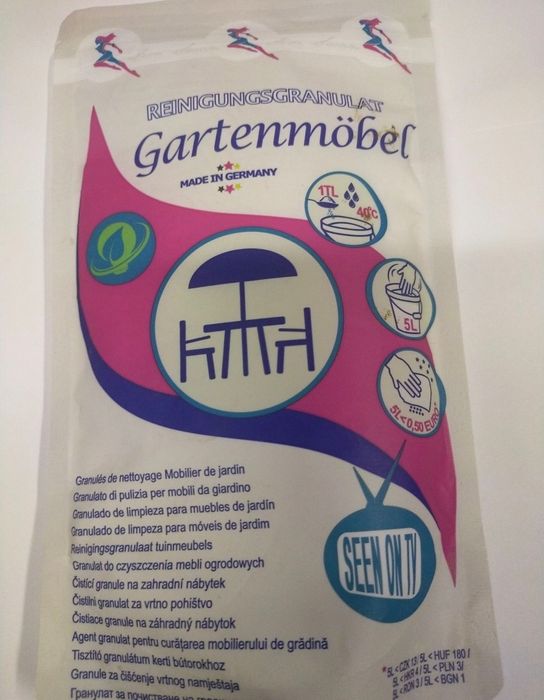 Niemieckie środek do czyszczenia mebli ogrodowych.