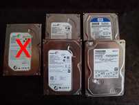 4x dysk twardy 3,5" HDD WD 500GB Seagate 500GB WD 500GB 250GB