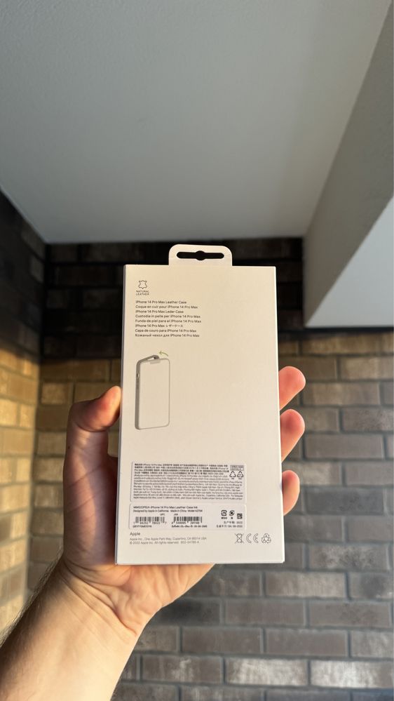 Skórzane Magsafe Etui Iphone 14 Pro Max Blue