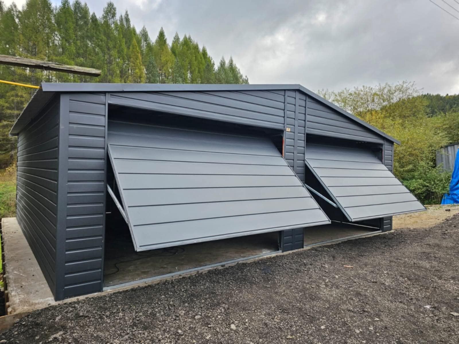 Garaż blaszany 4x6 6x5 6x5,80 6x6 7x6 8x6 9x5 9x6 - PRODUCENT Premium!