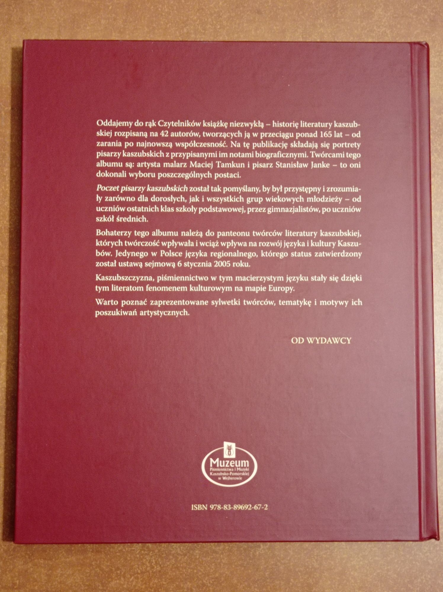 4 książki Poczet pisarzy kaszubskich Z podaniem i legendą na szlakach