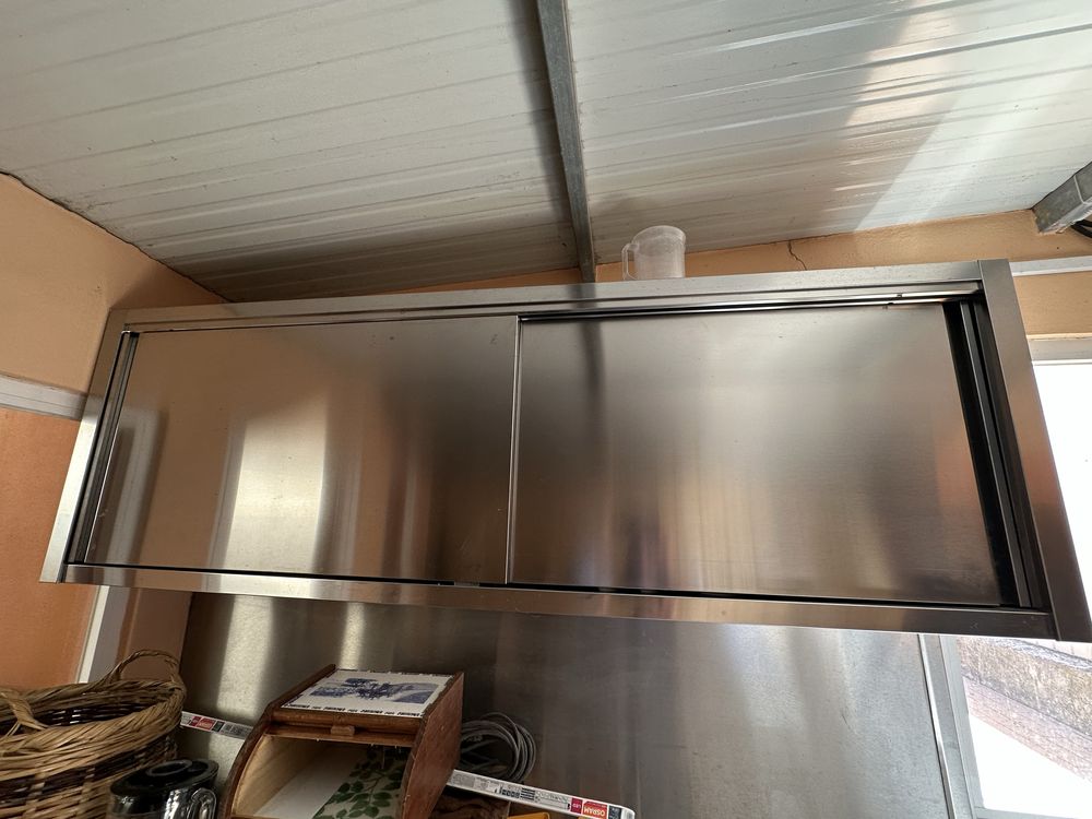 Movel cozinha industrial em inox