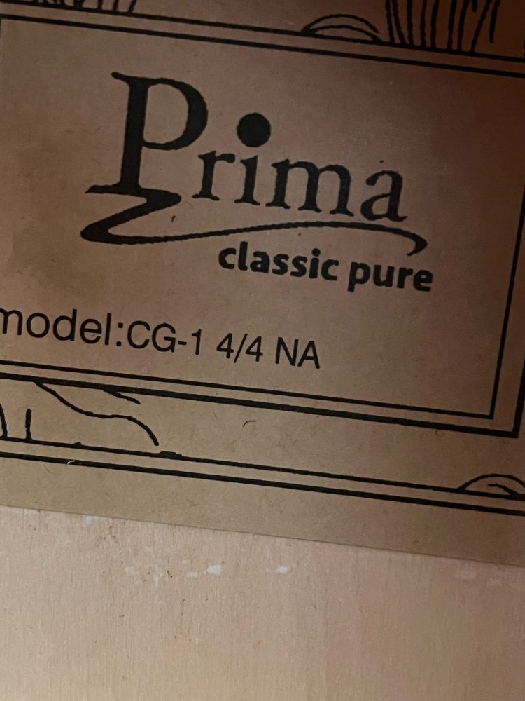 Gitara klasyczna prima classic puee CG-1 4/4 NA