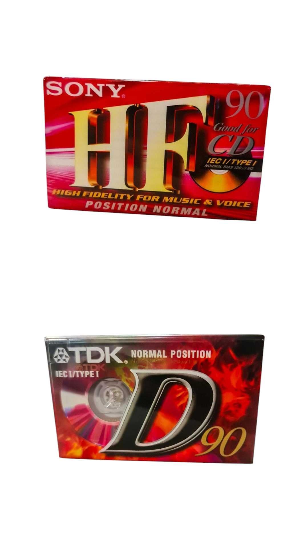 Fita K7 TDK D90 | Sony HF90 – 90 Minutos (Virgem)