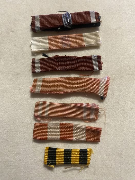 PRL odznaczenia zestaw baretek baretka Krzyż Zasługi Siły Zbrojne