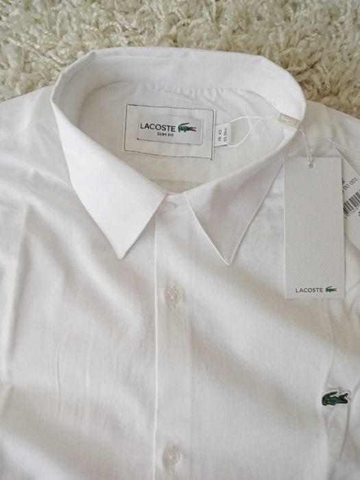 Lacoste koszula męska slim fit M L XL XXL