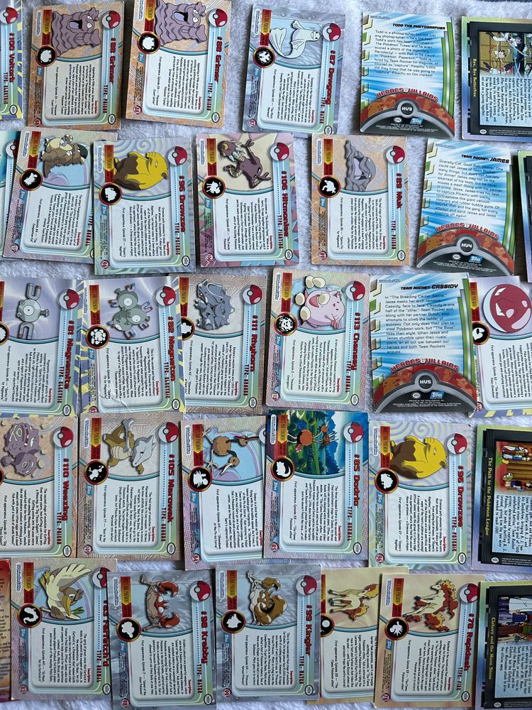 Pokemon Topps - conjunto 70 cartas