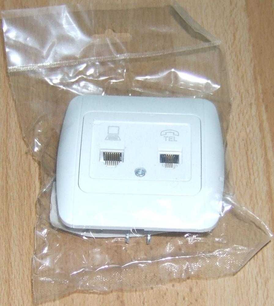 Gniazdko RJ-45 i RJ-11 - nowe