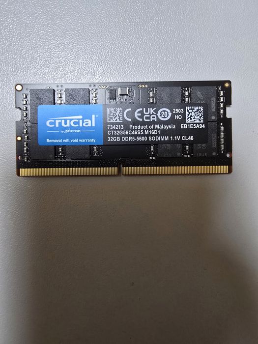 Оперативна память  8/16/32Gb DDR5