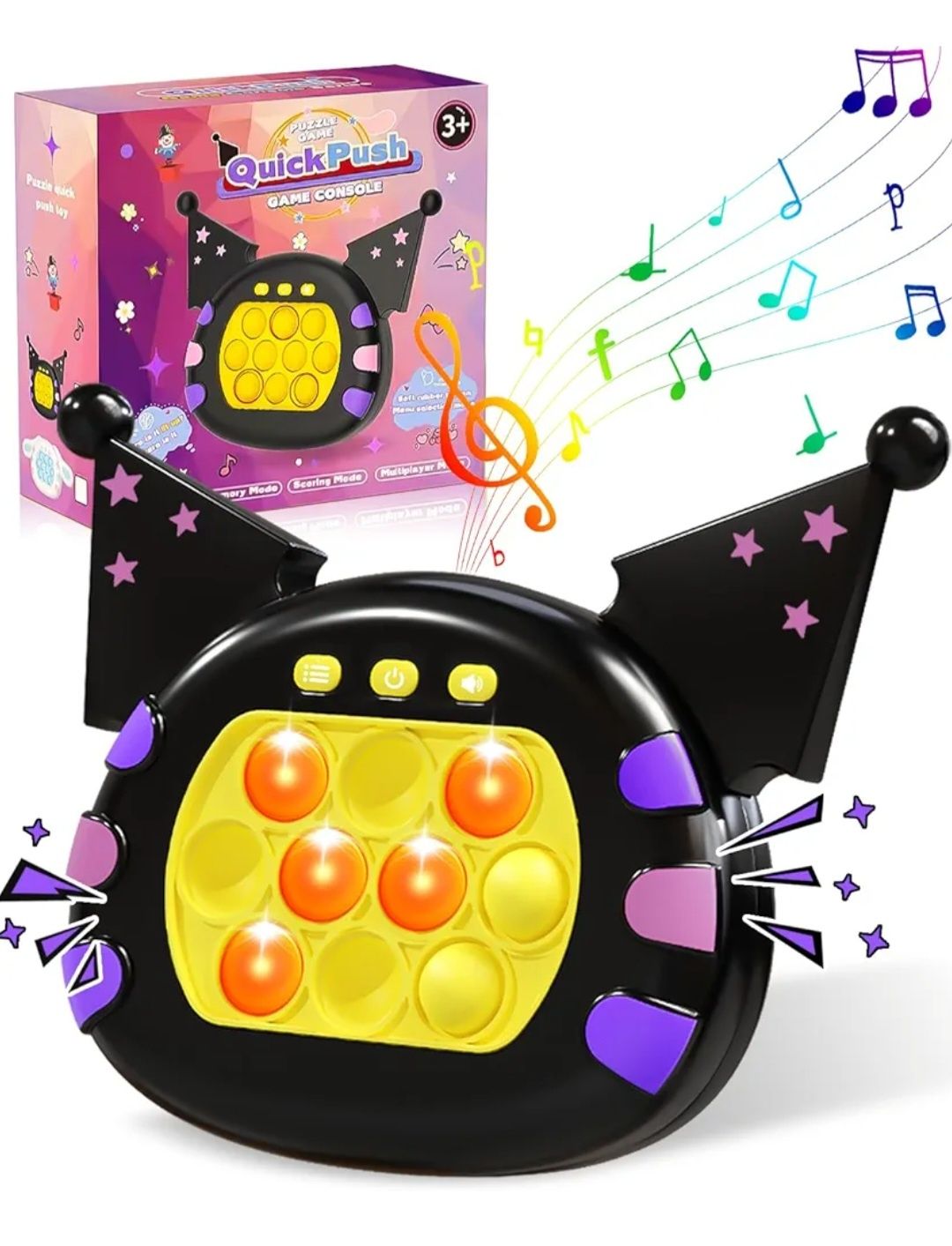 Gra Pop Light Up Fidget Toy Fast Push Travel Games