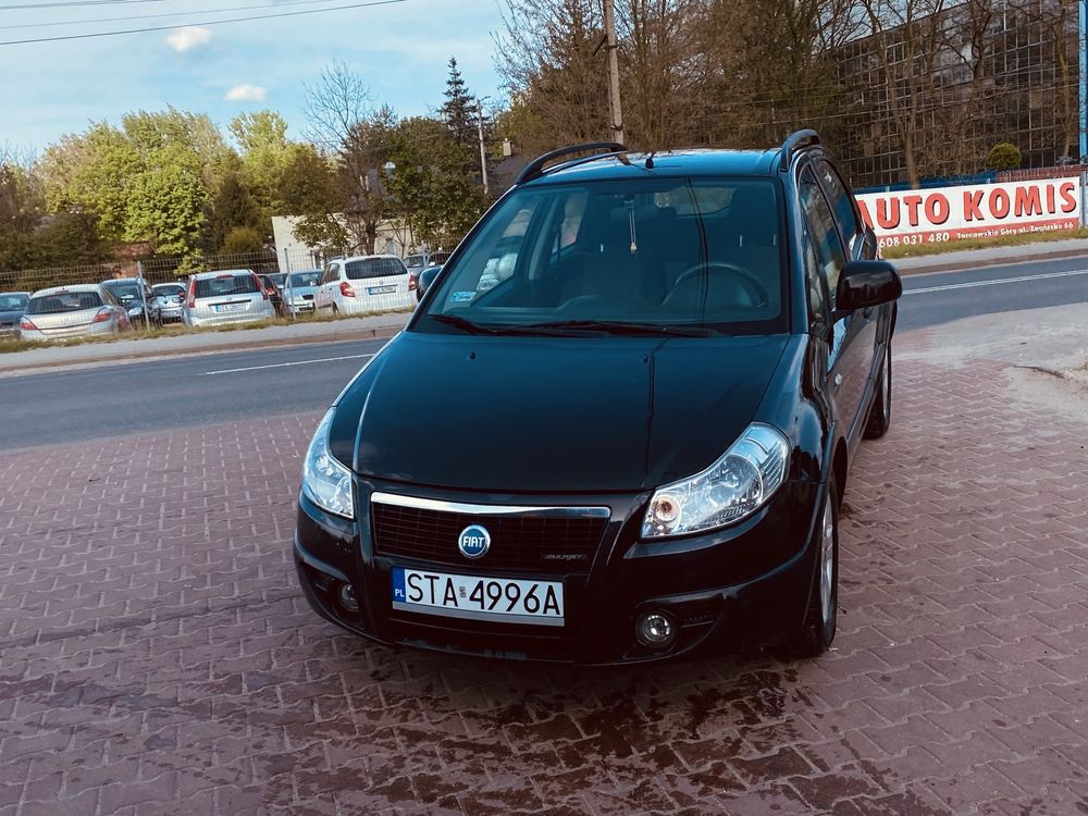 sprzedam fiata sedici rok 2007 1,9d 4x4 hak zadbany
