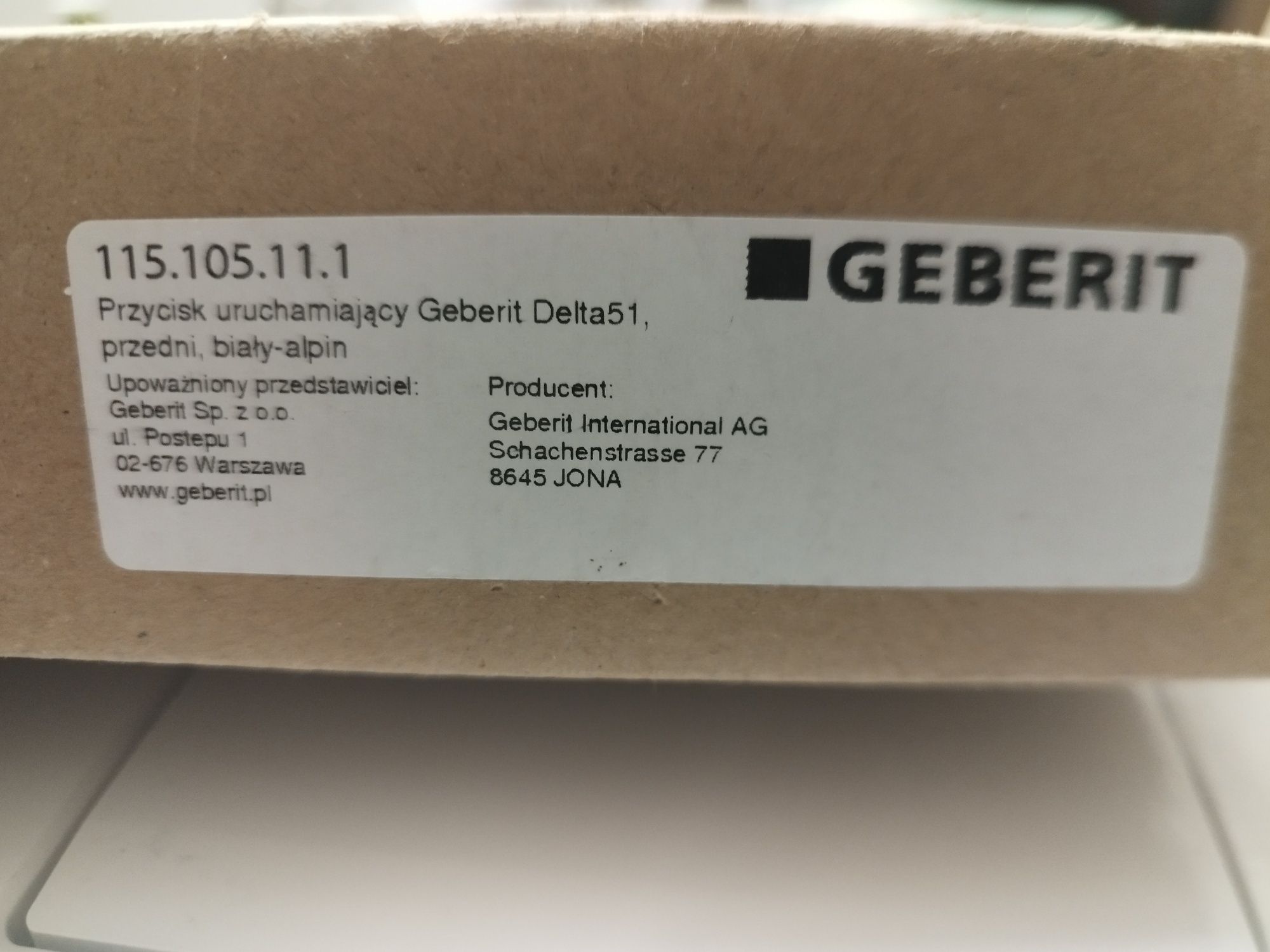 GEBERIT Przycisk WC DELTA 51 115.105.11.1
