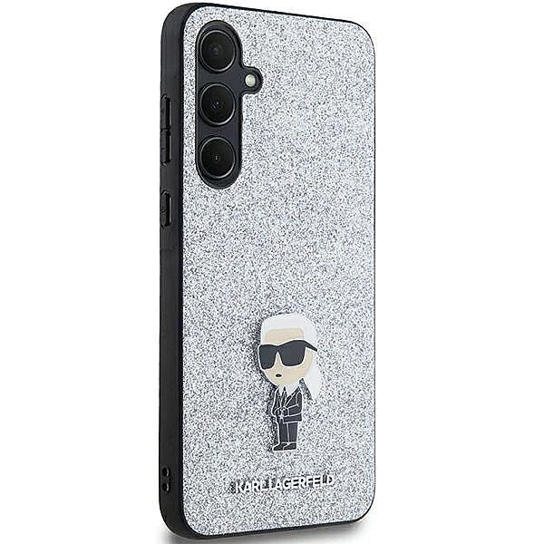 Etui Karl Lagerfeld Fixed Glitter Ikonik Logo Metal Pin na Samsung Gal