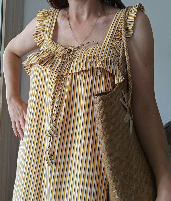Sukienka maxi na lato, paski l, S/M, Ellies and Ivy