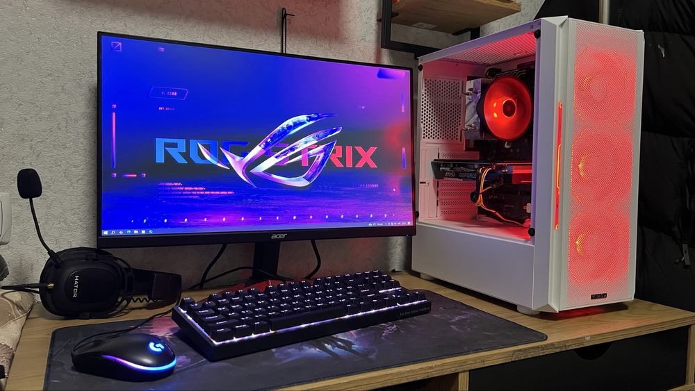 Игровой компьютер | Ryzen 5 5600 | Asus RTX 2070 | 24gb ddr4 l ssd