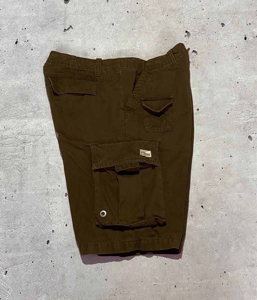 Шорты карго  timberland , baggy , широкие , outdoor , gorpcore