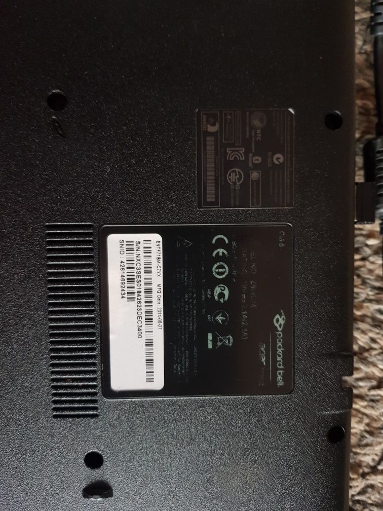 Laptop packard bell