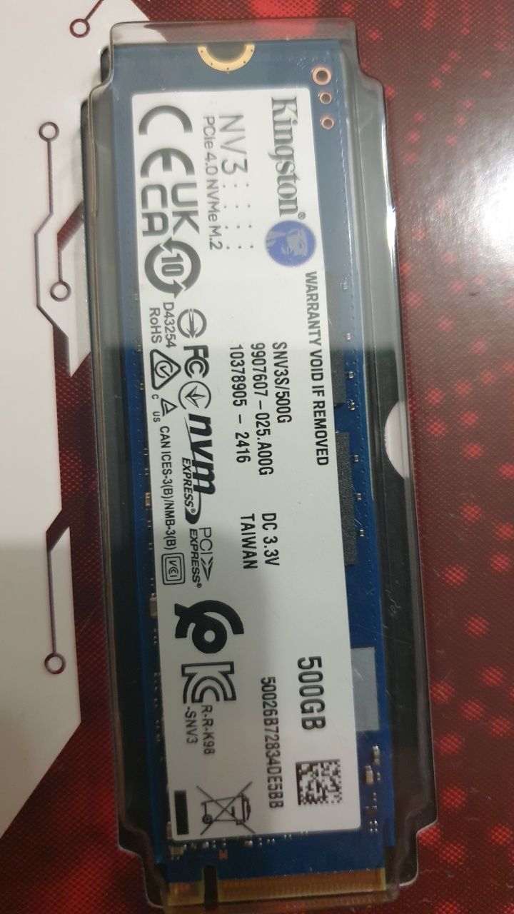 SSD диск Kingston NV3 500GB