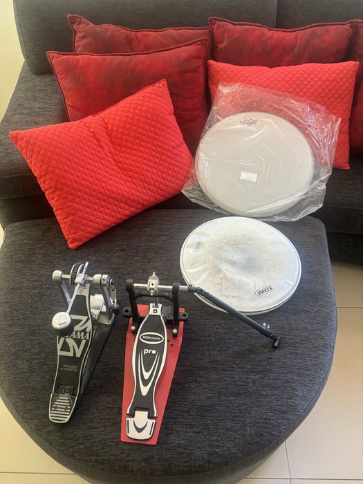 Bateria Tama Imperialstar 22” 6pcs - HBK + Peças Extras + Abafadores