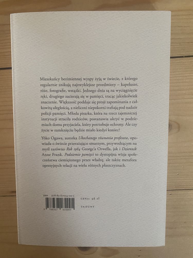 Podziemie Pamięci - Yoko Ogawa
