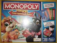 Монополия JUNIOR Электронный Банк Hasbro. MONOPOLY Хасбро. Рус.