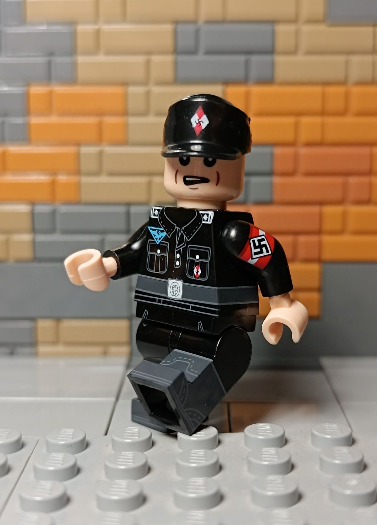 Minifigurka żołnierz WW2 Oficer Gest. Niemcy Wojsko Army klocki LEPIN