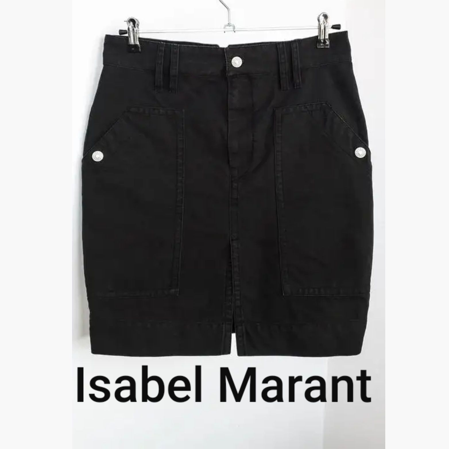 Чорна джинсова спідниця Isabel Marant оригінал юбка Изабель Маран