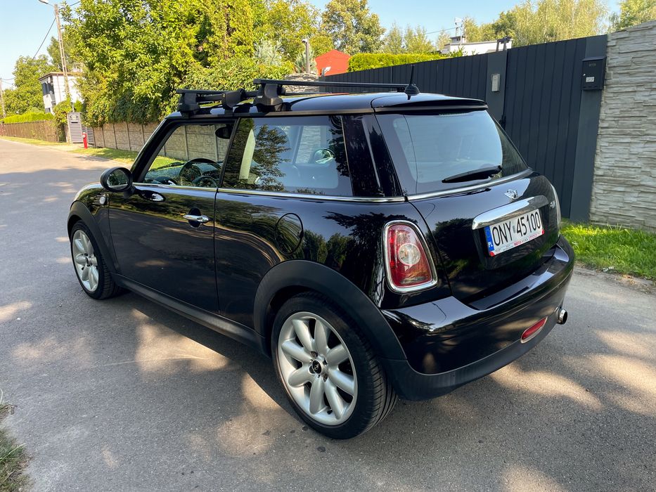 Mini One 1.4 - czarny, alufelgi, bagażnik thule, Cooper