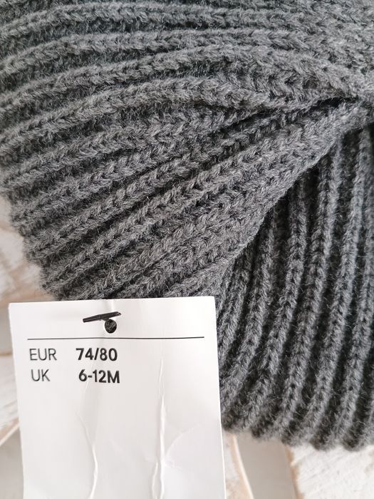 H&m nowa czapka turban rozmiar 80