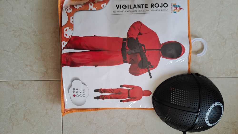 Fato Carnaval Guarda Vermelho